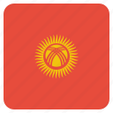 flag, kyrgyzstan