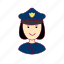asian woman professions, emprego, job, mulher, police officer, policial, professions, trabalho, work 