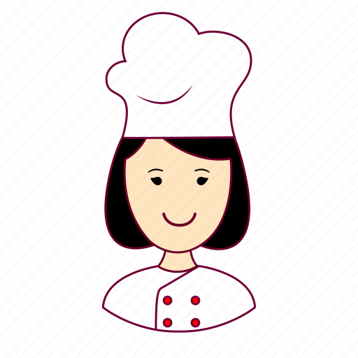Asian woman professions, chef, chefe de cozinha, emprego, job, mulher, professions icon - Download on Iconfinder