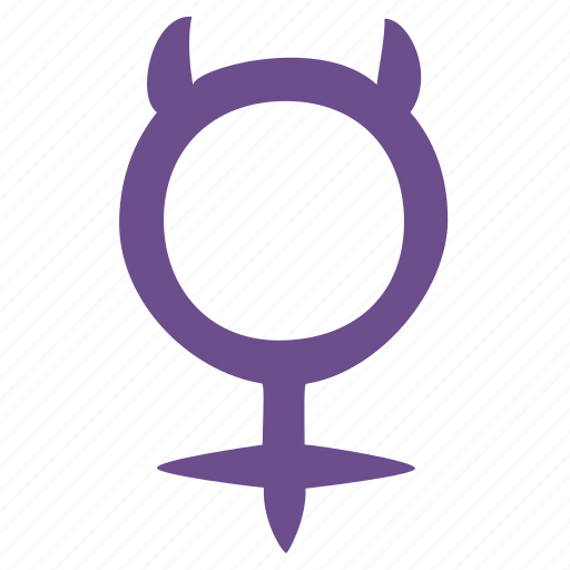 Mercury, astrology, gender, astronomy, sex, female icon - Download on Iconfinder