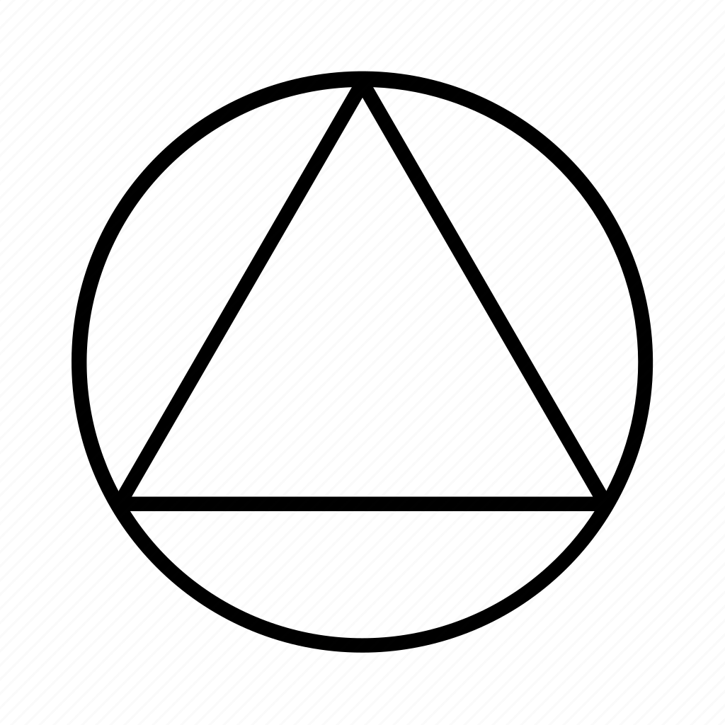 Круг в квадрате символ. Символ треугольник в круге. Логотип треугольник в круге. Треугольник в квадрате символ.