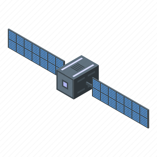 Cartoon, internet, isometric, satellite, solar, space, technology icon - Download on Iconfinder