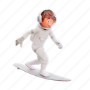 3d render, astronaut, cartoon, character, cute, infographic, isolated, spaceship, star 