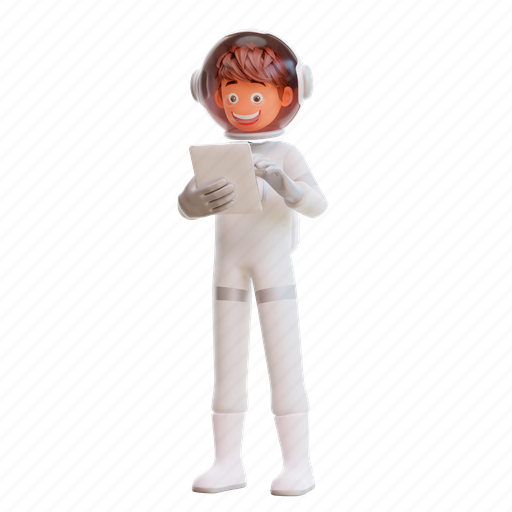 Astrology, astronaut, cartoon, character, cosmic, cute, spaceman 3D illustration - Download on Iconfinder