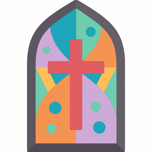 Window, glass, stained, church, architectural icon - Download on Iconfinder