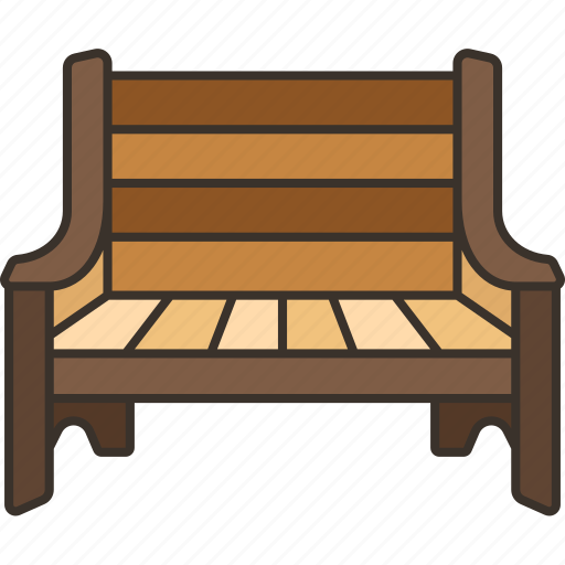 Pew, seat, bench, church, interior icon - Download on Iconfinder