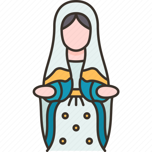 Statue, mary, mercy, holy, catholic icon - Download on Iconfinder
