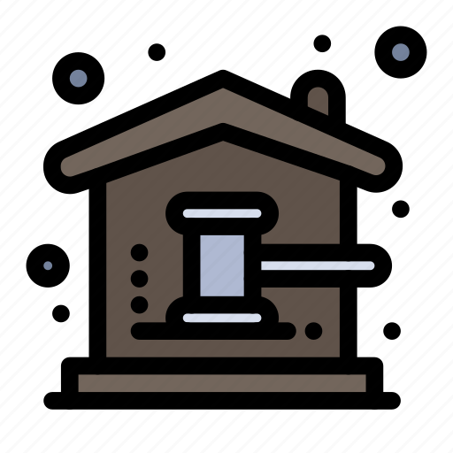 Auction, court, hammer, home, house icon - Download on Iconfinder