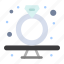 diamond, gavel, present, ring 