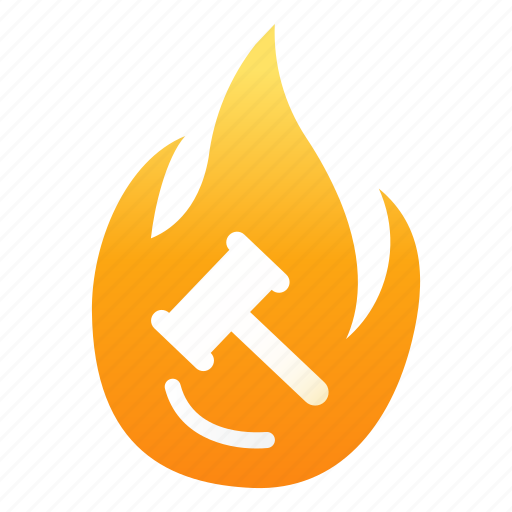 Auction, bid, hammer, hot, items, popular icon - Download on Iconfinder