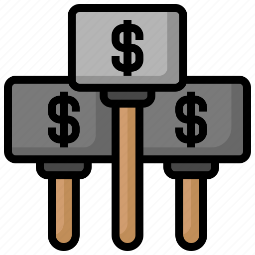 Bidding, auction, bid, money, dollar icon - Download on Iconfinder