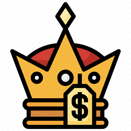 Crown, business, finance, price, tag icon - Download on Iconfinder