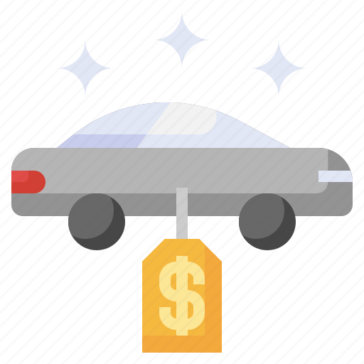 Car, commerce, shopping, price, label icon - Download on Iconfinder