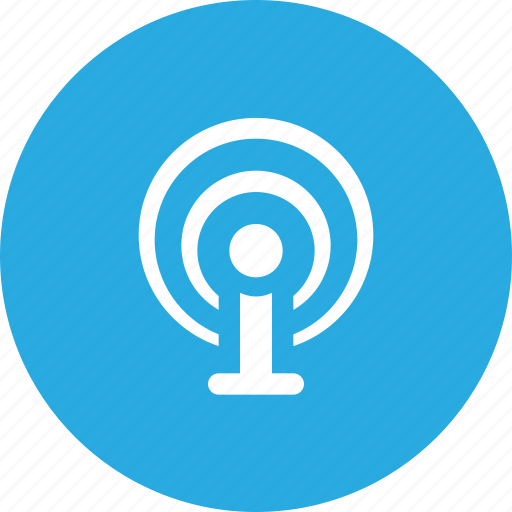 Broadcast, communication, information, share, source, wave icon - Download on Iconfinder