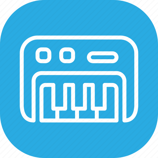 Electric, music, performance, piano, play, sing icon - Download on Iconfinder