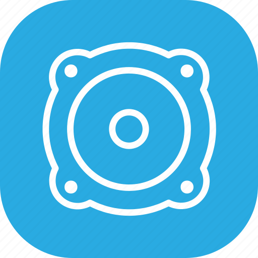 Audio, bass, box, sound, speaker, stereo icon - Download on Iconfinder