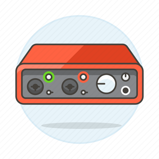 Amp, audio, dac, headsets, interface icon - Download on Iconfinder