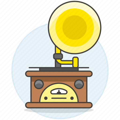 Audio, disc, gramophone, mechanical, music, phonograph, players icon - Download on Iconfinder