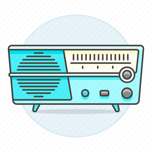 Audio, dial, fashioned, frequency, old, radio, retro icon - Download on Iconfinder
