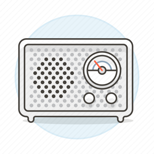 Audio, circular, dial, fashioned, frecuency, old, radio icon - Download on Iconfinder