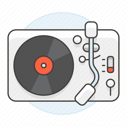 Disc, players, audio, music, retro, turntable, vintage icon - Download on Iconfinder