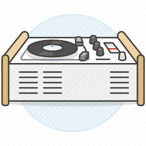 Audio, disc, music, players, retro, turntable, vintage icon - Download on Iconfinder