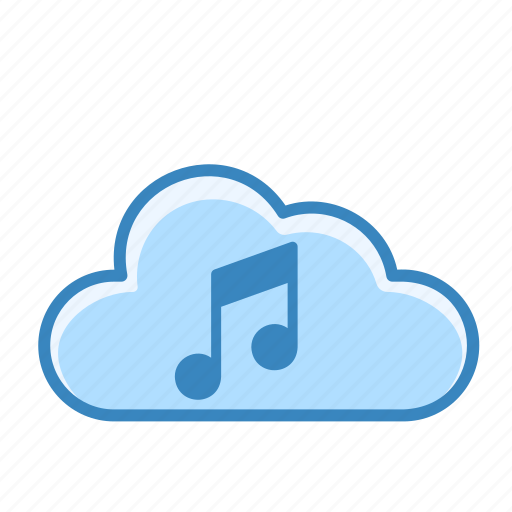 Cloud, music, audio, on line icon - Download on Iconfinder