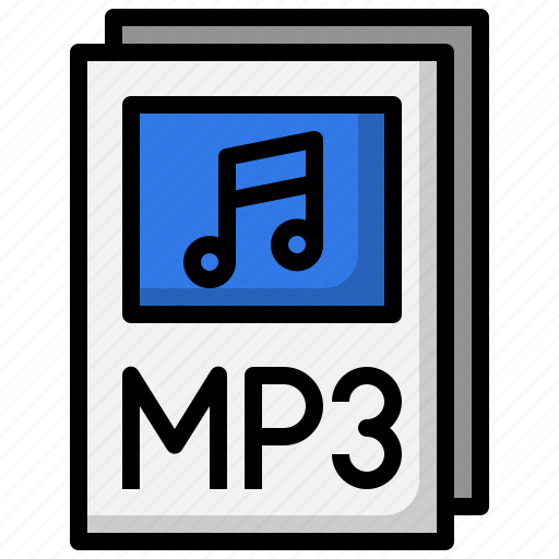 Mp3, music, file, format, multimedia, video icon - Download on Iconfinder