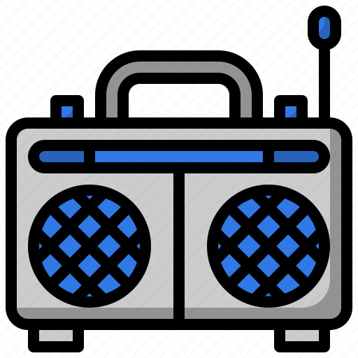 Radio, music, technology, electronics, communications icon - Download on Iconfinder