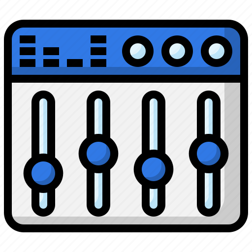 Sound, mixer, equalizer, music, multimedia, option icon - Download on Iconfinder