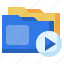 folder, video, file, multimedia 