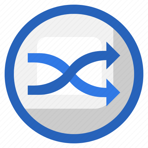 Shuffle, change, random, option, multimedia icon - Download on Iconfinder