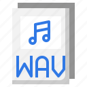 wav, music, file, format, multimedia, video