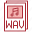 wav, music, file, format, multimedia, video 