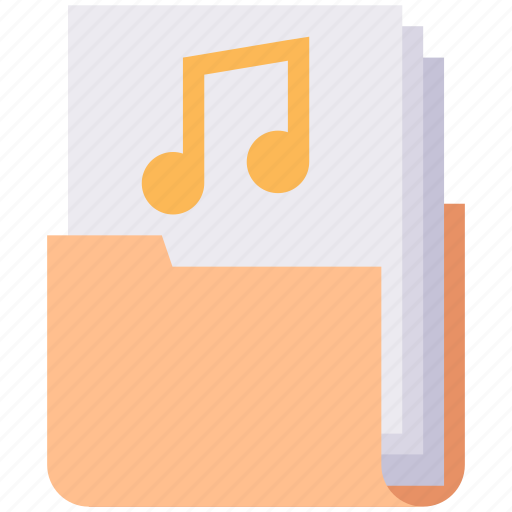 File, folder, media, multimedia, music icon - Download on Iconfinder