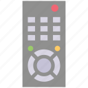 control, remote, television, tv
