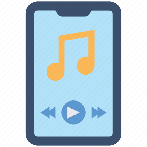 Media, multimedia, music, phone, smartphone, stream icon - Download on Iconfinder