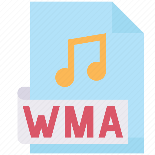 Extension, format, media, multimedia, music, wma icon - Download on Iconfinder