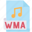 extension, format, media, multimedia, music, wma 