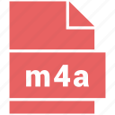 audio file format, file format, m4a