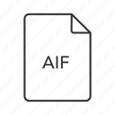 aif, aif file, aif icon, audio file, audio interchange file, audio interchange file format, music file