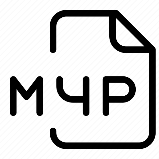M4p, music, audio, format, sound, file icon - Download on Iconfinder