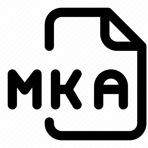 Mka, music, audio, format, document icon - Download on Iconfinder