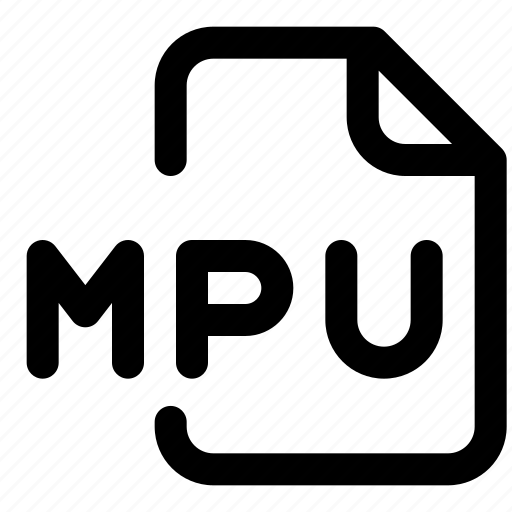 Mpu, music, audio, format, file, type icon - Download on Iconfinder