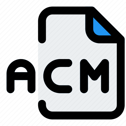 Acm, music, audio, format, sound icon - Download on Iconfinder
