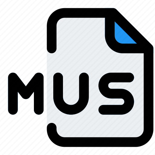 Mus, music, audio, format, document icon - Download on Iconfinder