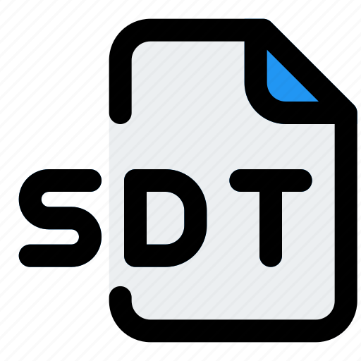 Sdt, music, audio, format, extension icon - Download on Iconfinder