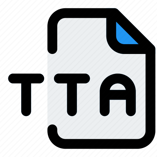 Tta, music, audio, format, document icon - Download on Iconfinder