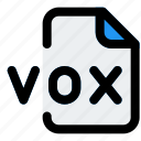 vox, music, audio, format, file