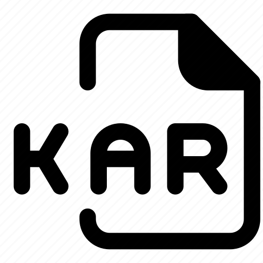 Kar, music, audio, format, sound icon - Download on Iconfinder